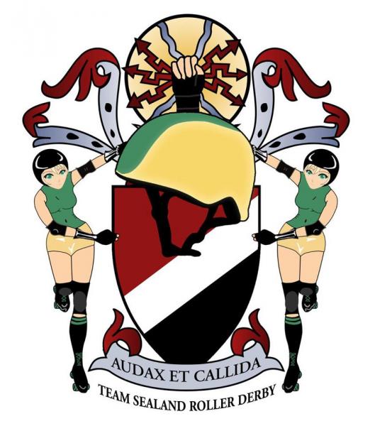 Team Sealand Roller Derby logo